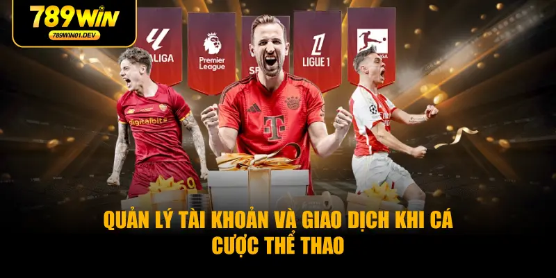 Quản lý tài khoản và giao dịch khi cá cược thể thao